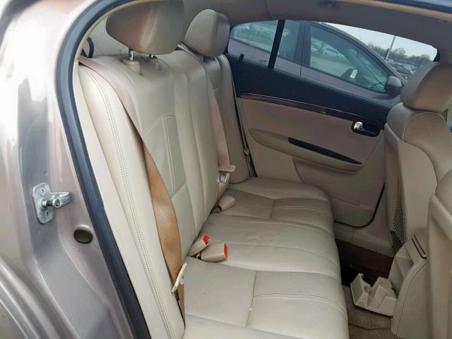 1G8ZS57N98F243552 - 2008 SATURN AURA XE TAN photo 6