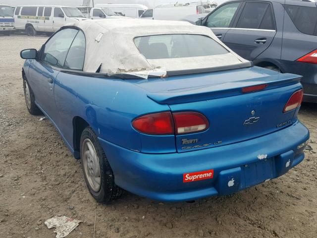 4G1JF32T9VB107871 - 1997 CHEVROLET CAVALIER L TEAL photo 3