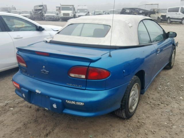 4G1JF32T9VB107871 - 1997 CHEVROLET CAVALIER L TEAL photo 4