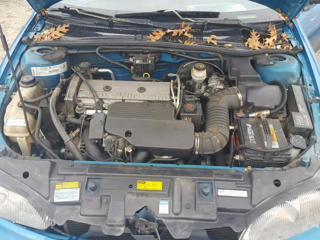 4G1JF32T9VB107871 - 1997 CHEVROLET CAVALIER L TEAL photo 7