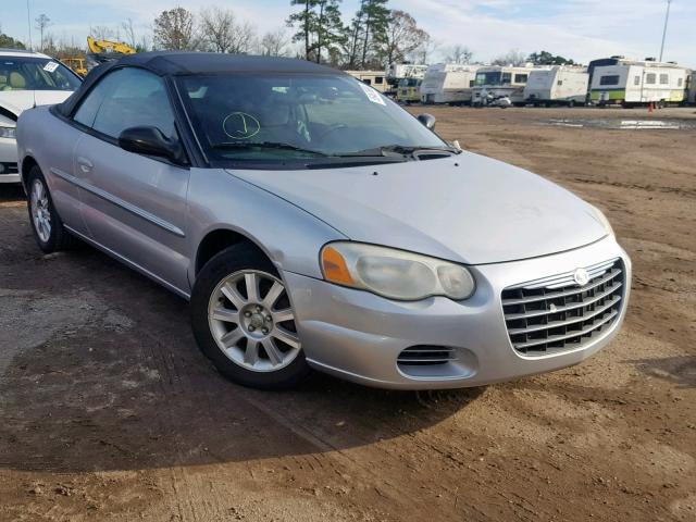 1C3EL75R65N622047 - 2005 CHRYSLER SEBRING GT SILVER photo 1