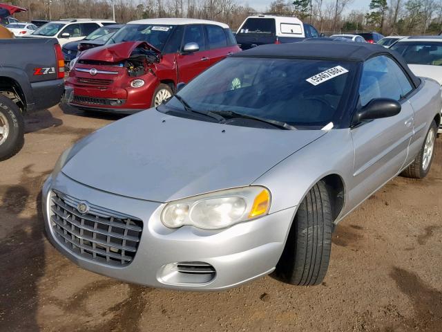 1C3EL75R65N622047 - 2005 CHRYSLER SEBRING GT SILVER photo 2