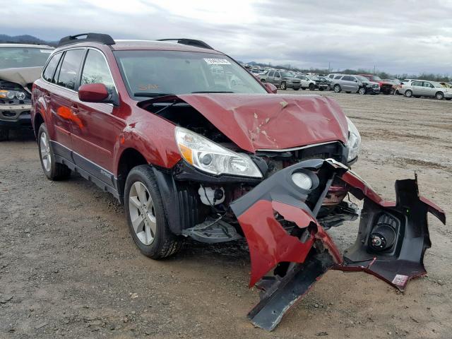 4S4BRDLC8E2246264 - 2014 SUBARU OUTBACK 3. RED photo 1