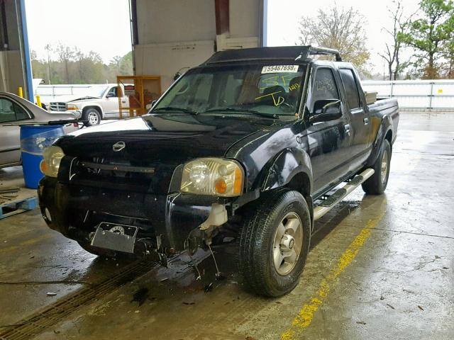 1N6ED29X12C383922 - 2002 NISSAN FRONTIER C BLACK photo 2