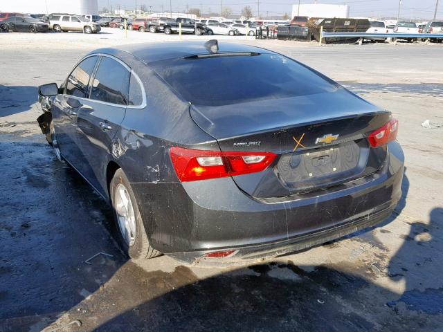1G1ZC5ST2HF159316 - 2017 CHEVROLET MALIBU LS GRAY photo 3