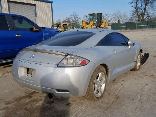 4A3AK24F17E017795 - 2007 MITSUBISHI ECLIPSE GS SILVER photo 4