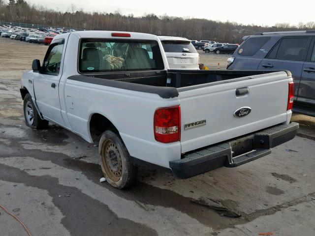 1FTYR10D87PA94387 - 2007 FORD RANGER WHITE photo 3