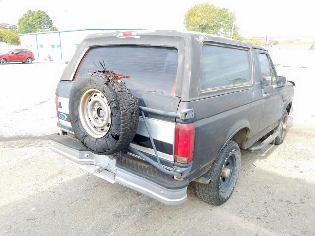 1FMEU15N3PLA26701 - 1993 FORD BRONCO U10 BLACK photo 4