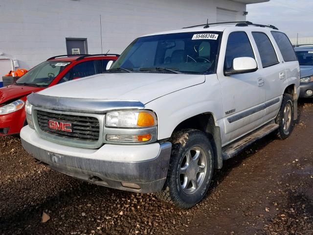 1GKEK13Z33R226506 - 2003 GMC YUKON WHITE photo 2