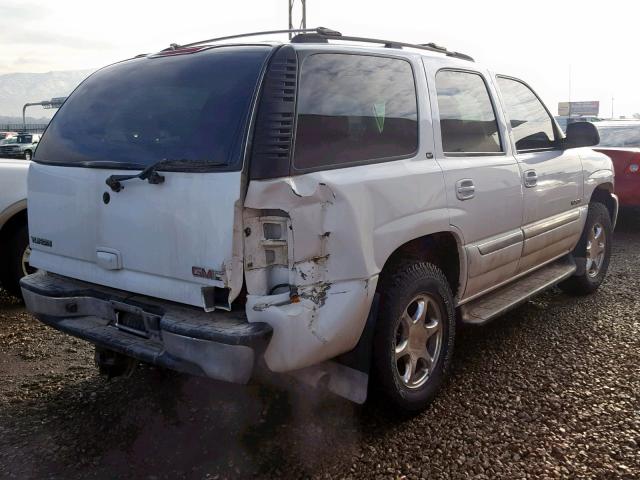 1GKEK13Z33R226506 - 2003 GMC YUKON WHITE photo 4