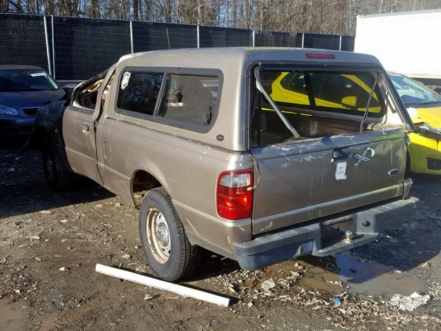 1FTYR10D44PA54495 - 2004 FORD RANGER GOLD photo 3