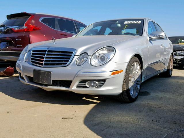 WDBUF56X47B049684 - 2007 MERCEDES-BENZ E 350 SILVER photo 2