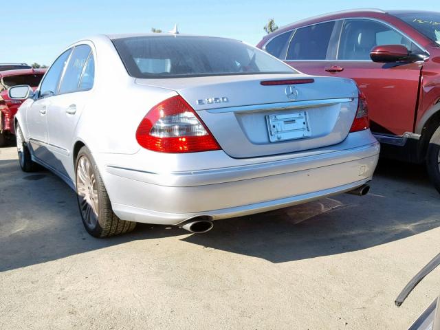 WDBUF56X47B049684 - 2007 MERCEDES-BENZ E 350 SILVER photo 3