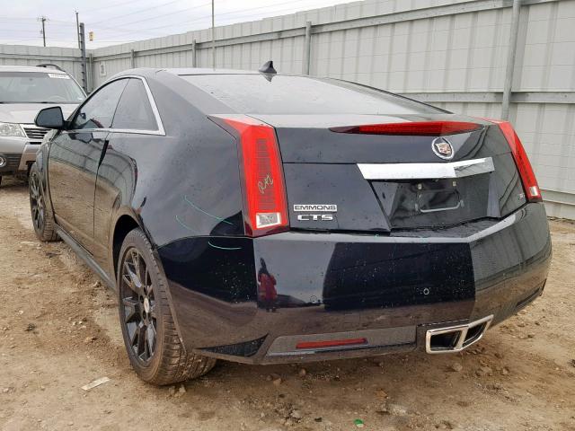 1G6DC1E35E0118122 - 2014 CADILLAC CTS PERFOR BLACK photo 3