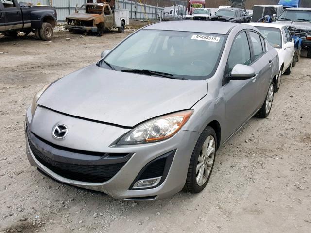 JM1BL1U59B1369223 - 2011 MAZDA 3 S SILVER photo 2