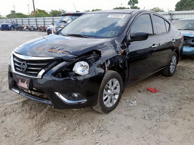 3N1CN7AP3HL866912 - 2017 NISSAN VERSA S BLACK photo 2