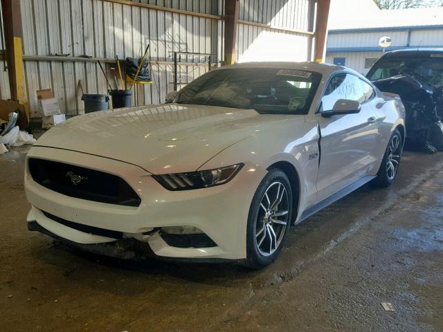 1FA6P8CF0G5309314 - 2016 FORD MUSTANG GT WHITE photo 2