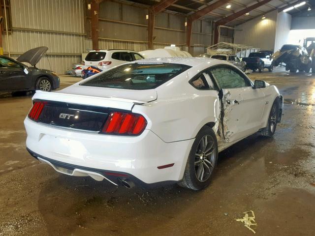 1FA6P8CF0G5309314 - 2016 FORD MUSTANG GT WHITE photo 4