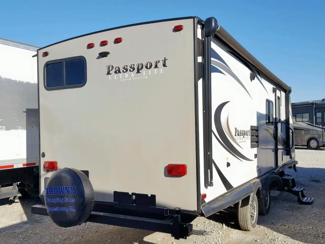 4YDT25122HK415631 - 2017 KEYSTONE PASSPORT 棕色 照片 4