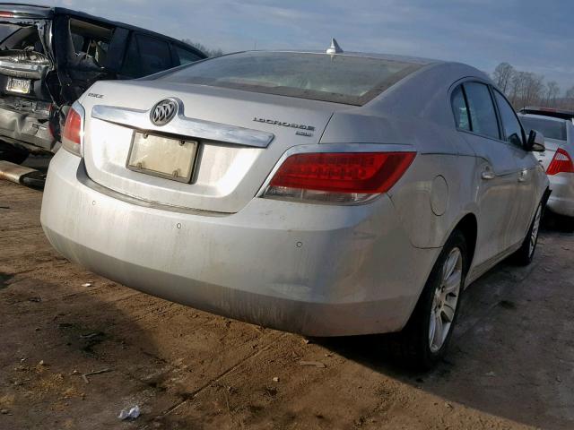 1G4GC5EG9AF197107 - 2010 BUICK LACROSSE C SILVER photo 4