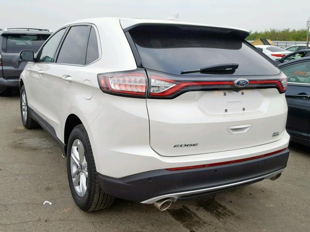 2FMPK3J81JBB79854 - 2018 FORD EDGE SEL WHITE photo 3