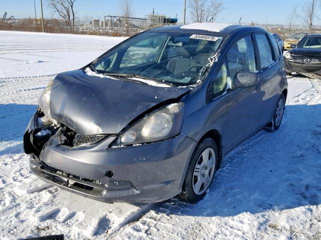 LUCGE8H59C3000060 - 2012 HONDA FIT LX GRAY photo 2