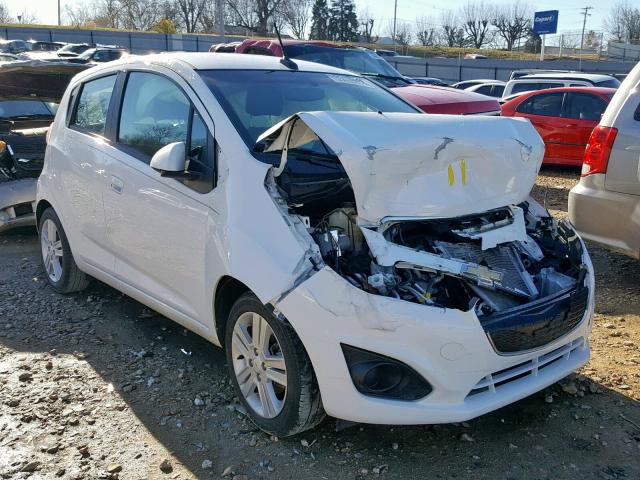 KL8CB6S9XEC504737 - 2014 CHEVROLET SPARK LS WHITE photo 1