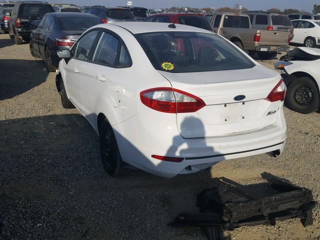 3FADP4AJ5GM202194 - 2016 FORD FIESTA S WHITE photo 3