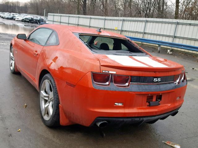 2G1FT1EWXA9114768 - 2010 CHEVROLET CAMARO SS RED photo 3