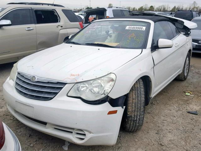 1C3LC55D49N550254 - 2009 CHRYSLER SEBRING TO WHITE photo 2