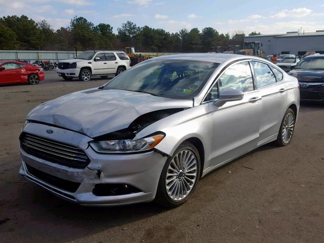 3FA6P0K95GR217108 - 2016 FORD FUSION TIT SILVER photo 2