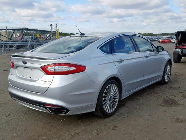 3FA6P0K95GR217108 - 2016 FORD FUSION TIT SILVER photo 4