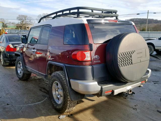 JTEBU11F08K004826 - 2008 TOYOTA FJ CRUISER RED photo 3