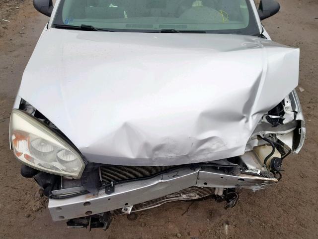1G1ZT52805F313156 - 2005 CHEVROLET MALIBU LS SILVER photo 7
