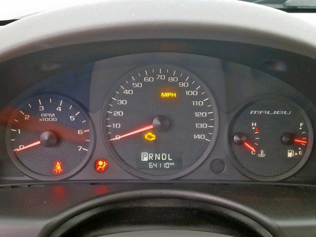 1G1ZT52805F313156 - 2005 CHEVROLET MALIBU LS SILVER photo 8