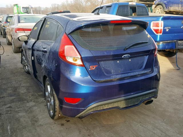 3FADP4GX6GM111222 - 2016 FORD FIESTA ST BLUE photo 3