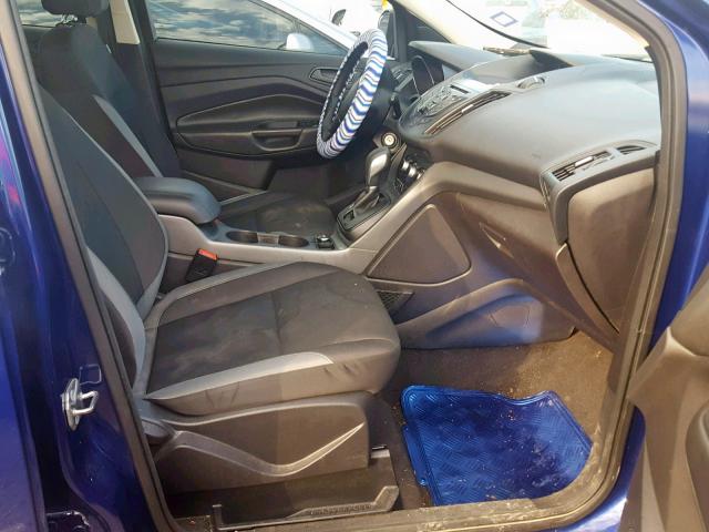 1FMCU0F79FUC35273 - 2015 FORD ESCAPE S BLUE photo 5