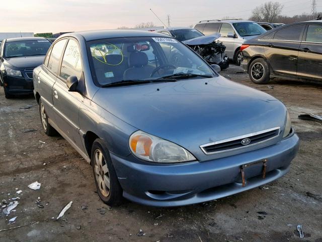 KNADC123416062986 - 2001 KIA RIO BLUE photo 1