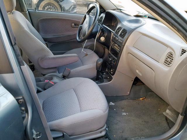 KNADC123416062986 - 2001 KIA RIO BLUE photo 5