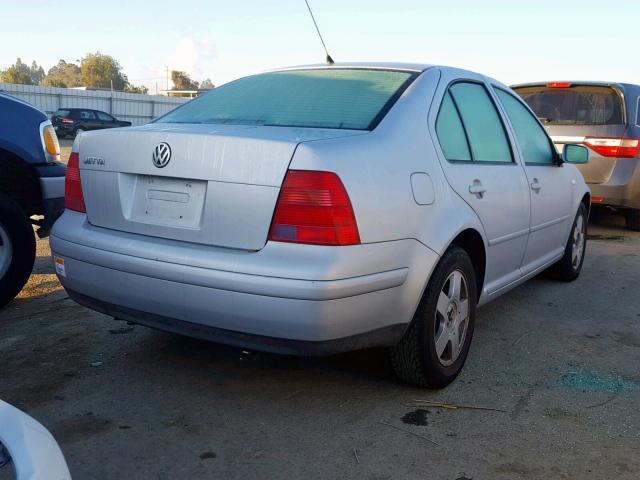 3VWSK69M61M183279 - 2001 VOLKSWAGEN JETTA GLS SILVER photo 4