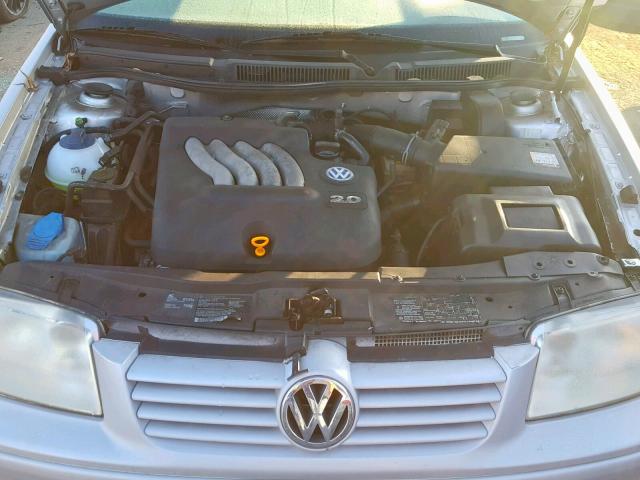 3VWSK69M61M183279 - 2001 VOLKSWAGEN JETTA GLS SILVER photo 7