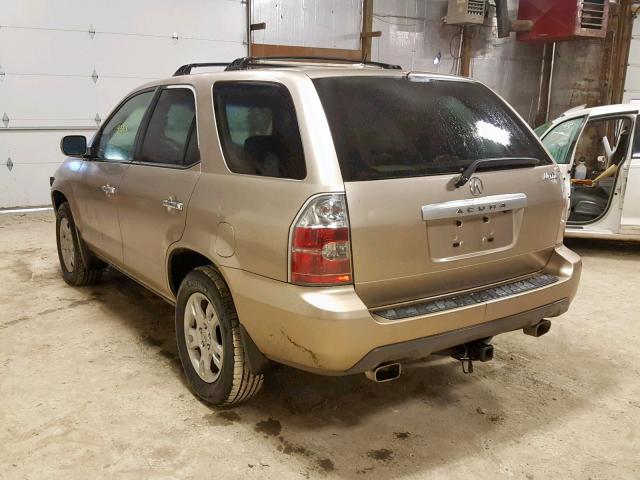 2HNYD18896H503029 - 2006 ACURA MDX TOURIN GOLD photo 3