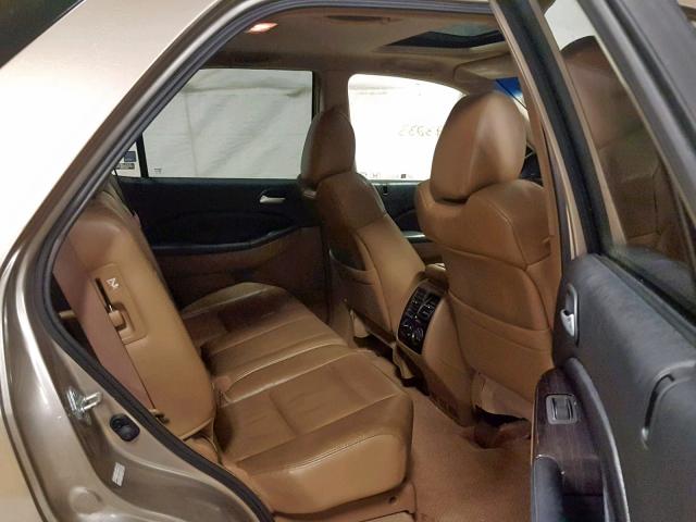 2HNYD18896H503029 - 2006 ACURA MDX TOURIN GOLD photo 6