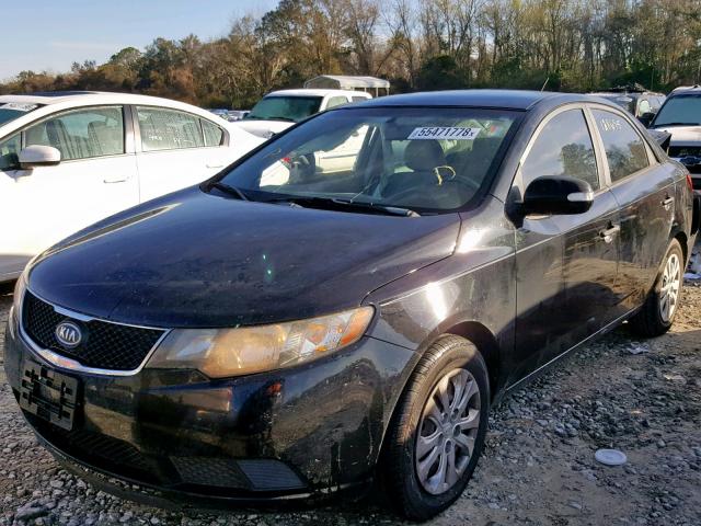 KNAFU4A20A5823809 - 2010 KIA FORTE EX BLACK photo 2