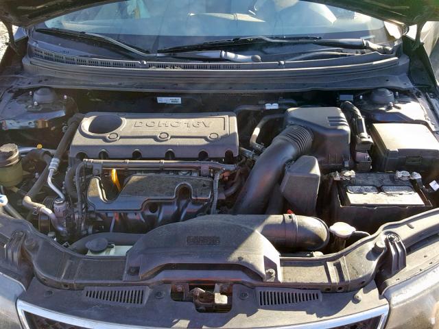 KNAFU4A20A5823809 - 2010 KIA FORTE EX BLACK photo 7