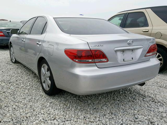 JTHBA30G565165010 - 2006 LEXUS ES 330 SILVER photo 3