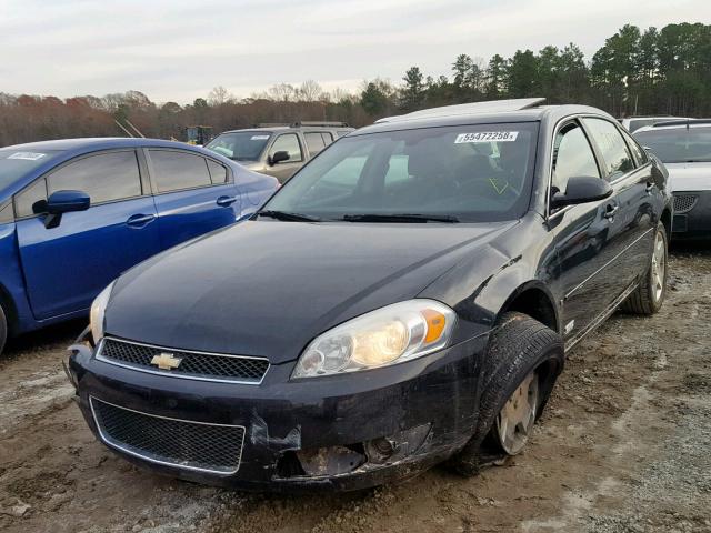 2G1WD58C189157587 - 2008 CHEVROLET IMPALA SUP 黑色 照片 2