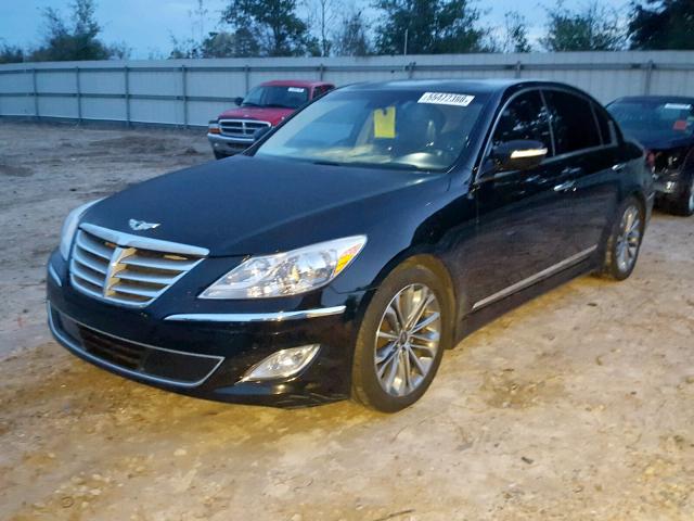 KMHGC4DF3CU172060 - 2012 HYUNDAI GENESIS 4. BLACK photo 2