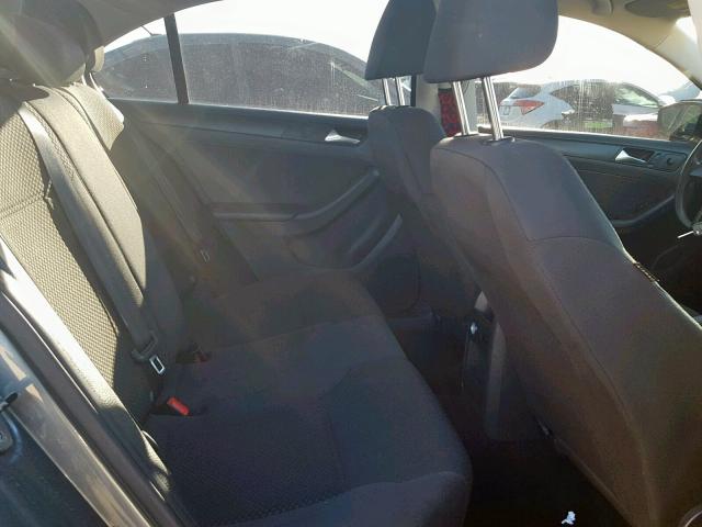 3VW2K7AJ9EM329932 - 2014 VOLKSWAGEN JETTA BASE GRAY photo 6