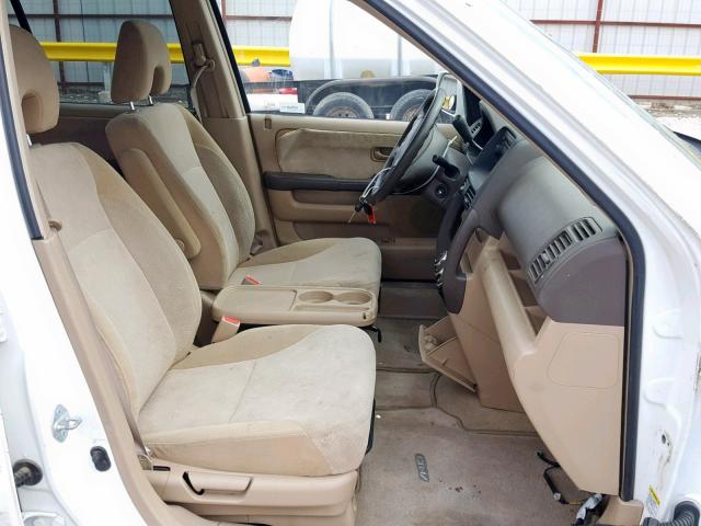 JHLRD78805C012320 - 2005 HONDA CR-V EX WHITE photo 5